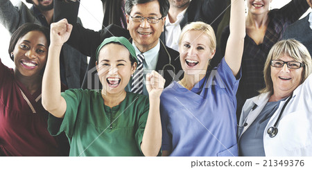 Business Team Success Achievement Arm Raised Concept Business Team Success Achievement Arm Raised Concept 21349376