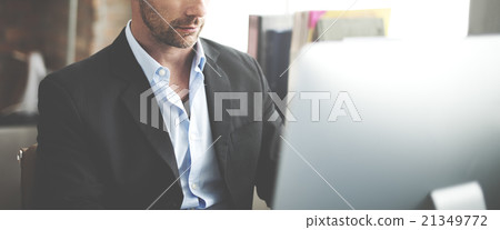 Businessman Analysis Computer Searching Technology Concept Businessman Analysis Computer Searching Technology Concept 21349772