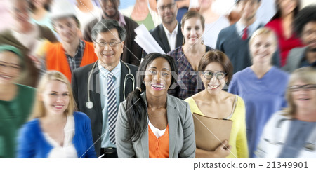 Various Profession Occupation Team Smiling Concept Various Profession Occupation Team Smiling Concept 21349901