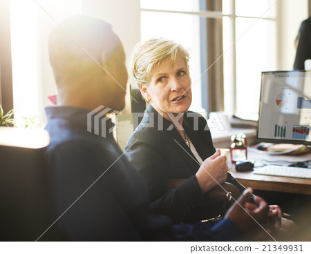 Business People Meeting Conference Discussion Working Concept 21349931