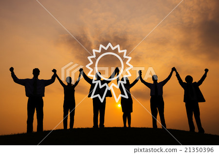 Badge Reward Prize VIctory Success Achievement Concept 21350396