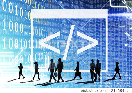Business Binary Code Data Layout Concept 21350422
