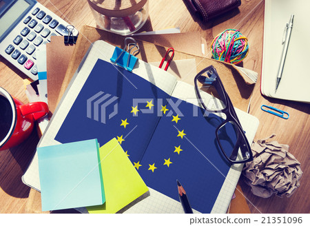 European Union Country Flag Nationality Culture Liberty Concept 21351096