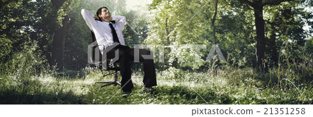 Businessman Nature Creative Occupation Conservation Concept 21351258