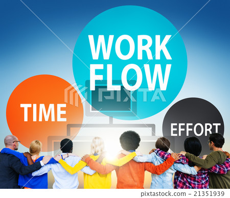 Workflow Effort Implement Efficiency Business Concept 21351939