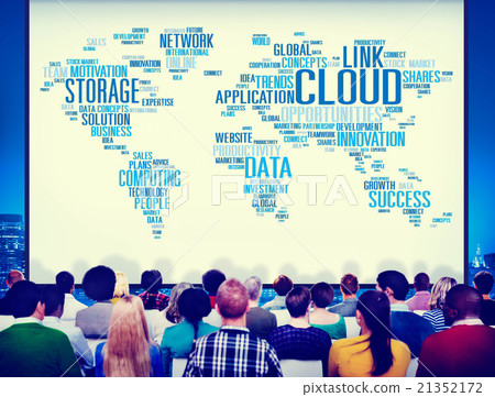 Link Cloud Computing Technology Data Information Concept 21352172