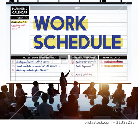 Work Schedule Management Organization Concept Work Schedule Management Organization Concept 21352255