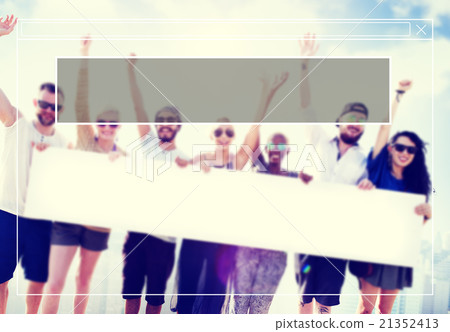 Copy Space Frame Summer Vacation Holiday Concept Copy Space Frame Summer Vacation Holiday Concept 21352413