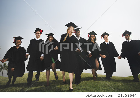 Group Students Happiness Graduation Concept Group Students Happiness Graduation Concept 21352644