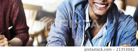 African Descent Man Student University Young Cheerful Concept 21353082