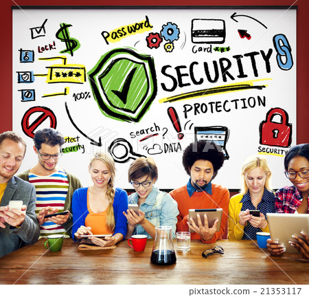Security Shield Protection Privacy Network Concept Security Shield Protection Privacy Network Concept 21353117