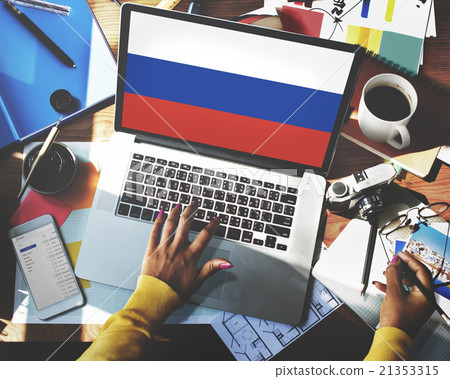 Russia Flag Patriotism Russian Pride Unity Concept 21353315