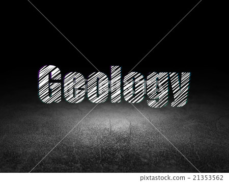 Studying concept: Geology in grunge dark room 21353562