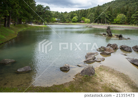 Hiraizumi Hikoshidera Jodo-type garden Hiraizumi Hikoshidera Jodo-type garden 21355473
