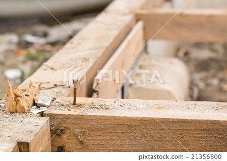 Floorboard foundation laying house demolition trader semi-destructive building to destroy houses dismantling work wood waste material disrupting Japanese architecture Floorboard foundation laying house demolition trader semi-destructive building to destroy houses dismantling work wood waste material disrupting Japanese architecture 21356800