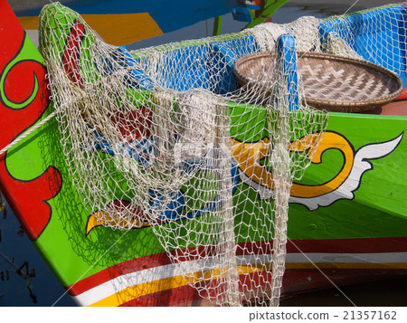 boat and fisherman 21357162