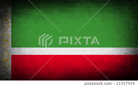 Flag of  with old texture. Vector 21357554