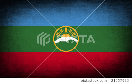 Flag of Karachay-Cherkessia Republic, Russia with 21357923