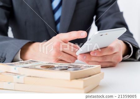 Male Businessman Business Image Investment Quick Investment Rich Money Occupied Side Business Finance Image 21359005