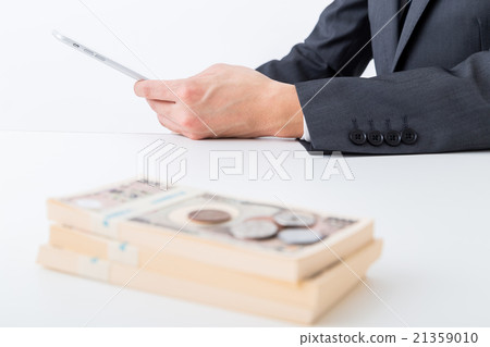 Male Businessman Business Image Investment Quick Investment Rich Money Occupied Side Business Finance Image 21359010