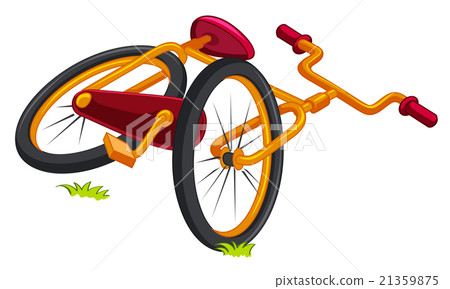 Bicycle on the ground 21359875