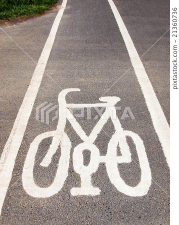 Bike lane sign 21360736