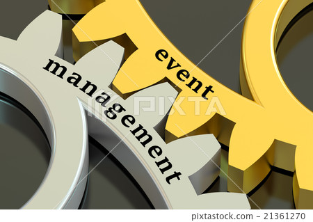 Event Management concept on the gearwheels Event Management concept on the gearwheels 21361270