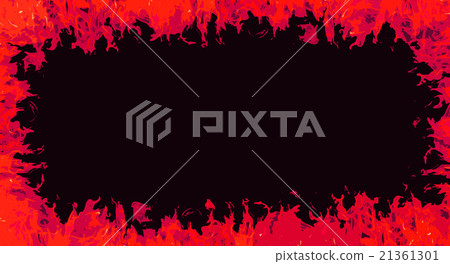 comic fire frame background 21361301