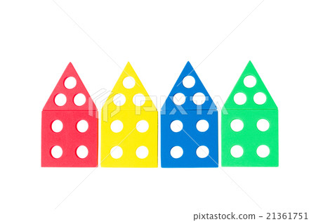 series of bright colored houses series of bright colored houses 21361751