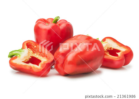 sweet red bell pepper 21361986