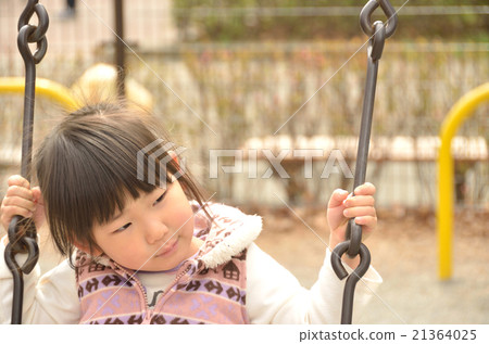 Infant playing with swing Infant playing with swing 21364025