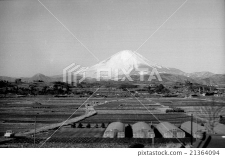 富士和鄉村風景（昭和42） 21364094