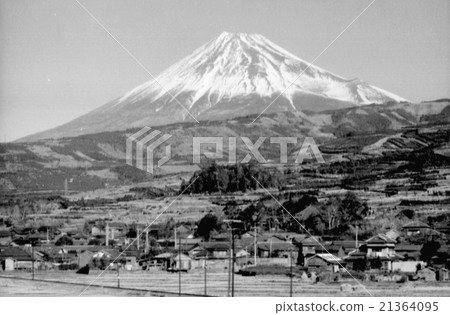 富士和鄉村風景（昭和42） 21364095