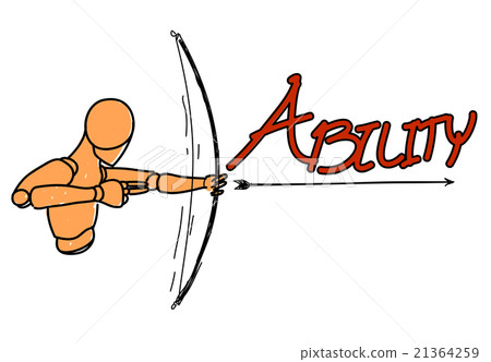 Ability Talent Strength Archery Aim Concept Ability Talent Strength Archery Aim Concept 21364259