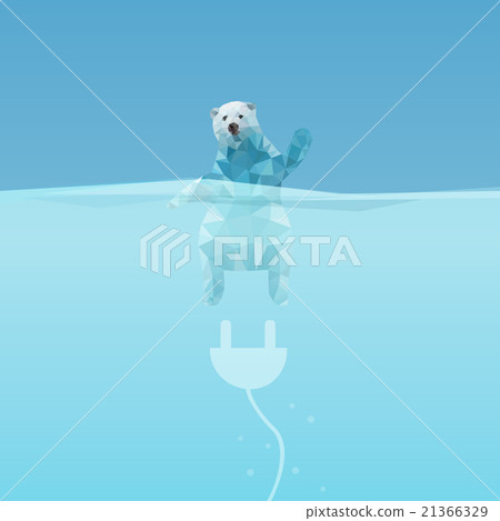 low poly Polar bear 21366329