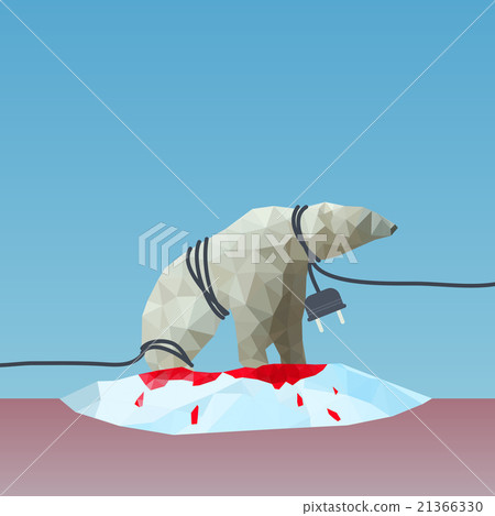 low poly Polar bear 21366330