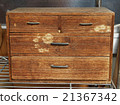 Old wooden box storage 21367342