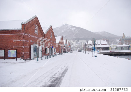 Hakodate Bay area in winter 21367783