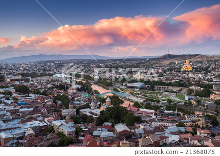 Tbilisi aerial view Tbilisi aerial view 21368078