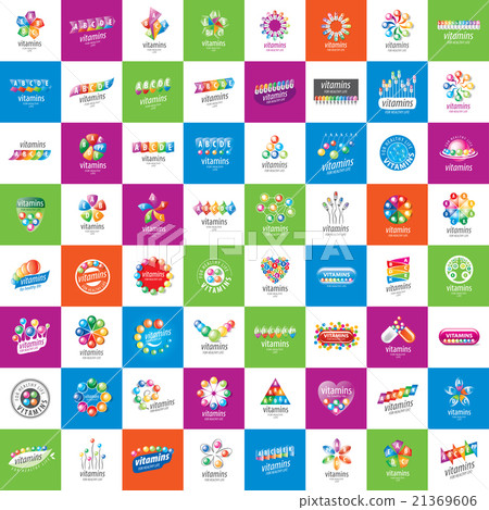 vector logo vitamins 21369606