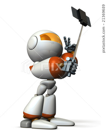 Cute robot to take self 21369689
