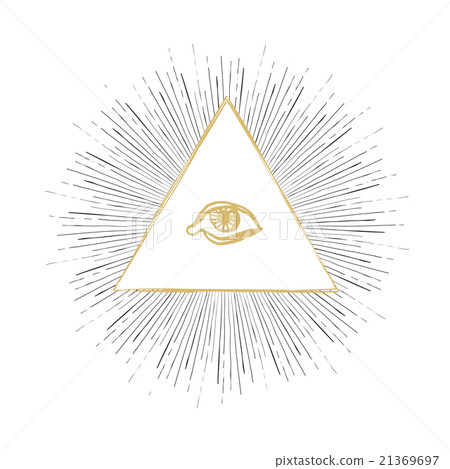 All Seeing Eye Illustration All Seeing Eye Illustration 21369697