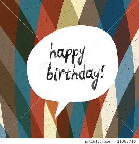 Happy Birthday Card 21369710