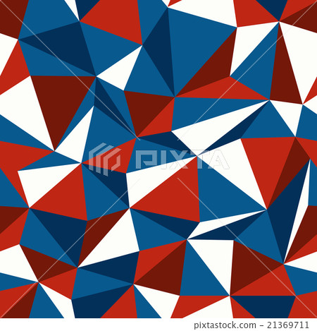 American Patriotic  Triangle Seamless Pattern 21369711