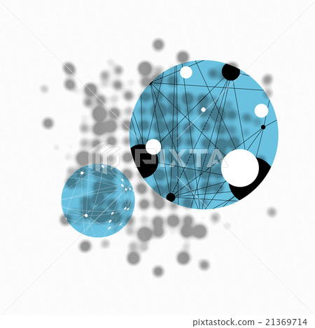 Science Abstract Background with Blurred Dots Science Abstract Background with Blurred Dots 21369714