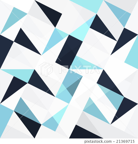 Seamless blue triangles abstract background Seamless blue triangles abstract background 21369715