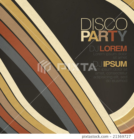 Retro disco flyer template Retro disco flyer template 21369727