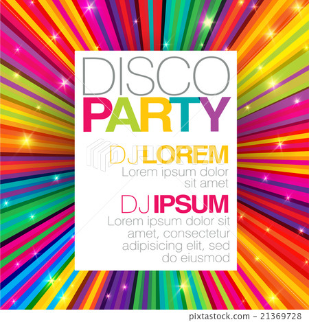 Disco poster or flyer design vector template Disco poster or flyer design vector template 21369728