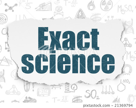 Exact Science on Torn Paper background Exact Science on Torn Paper background 21369794