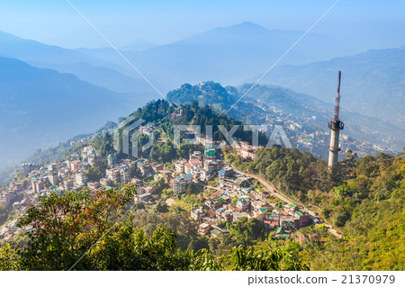 Gangtok aerial view 21370979